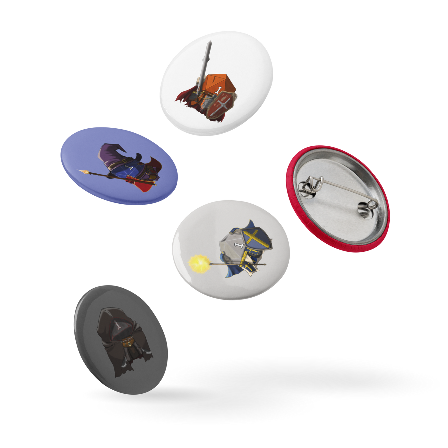 Dunce Dice Pins
